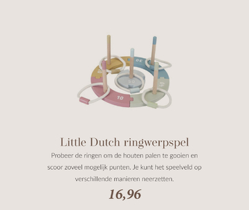 Aanbieding: Little Dutch Ringwerpspel