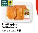 Aanbieding: Filetlapjes Oriëntaals