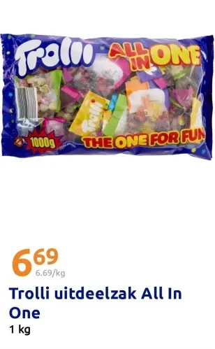 Aanbieding: Uitdeelzak All In One