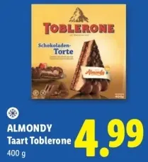 Aanbieding: Almondy & Toblerone Taart Toblerone