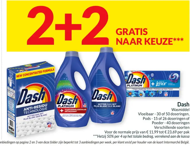 Promotie: Dash Wasmiddel