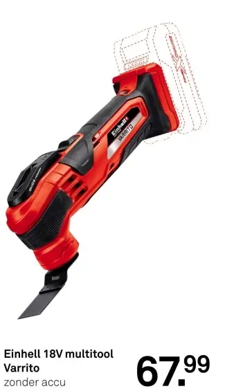 Aanbieding: 18V multitool Varrito