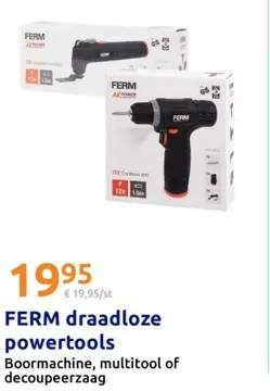 Aanbieding: FERM draadloze powertools