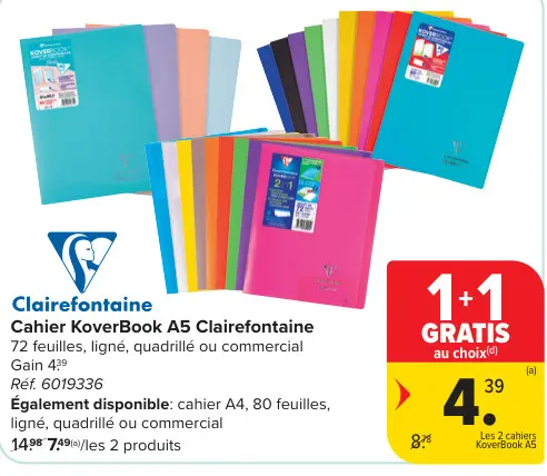 Offre: Cahier KoverBook A5