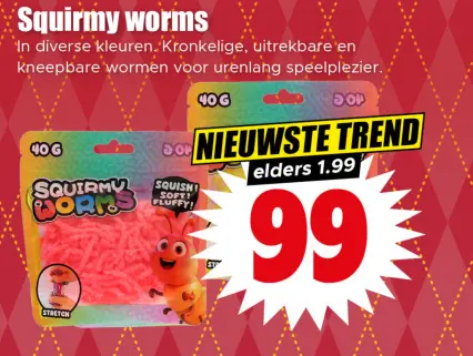 Aanbieding: Squirmy worms