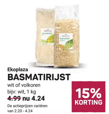 Aanbieding: Basmatirijst