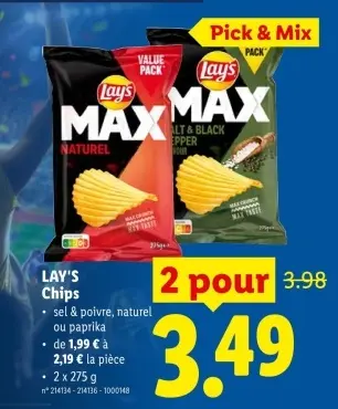 Offre: Chips
