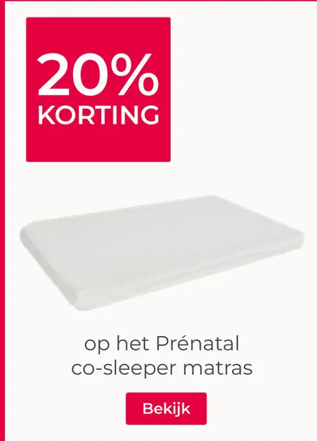 Aanbieding: co-sleeper matras