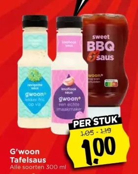 Aanbieding: G'woon Tafelsaus