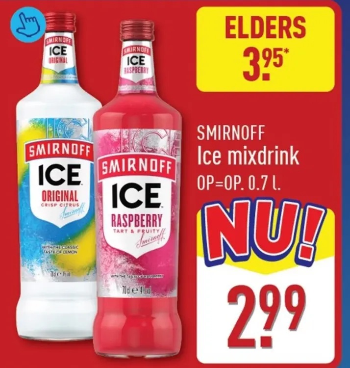 Aanbieding: Smirnoff Ice mixdrink