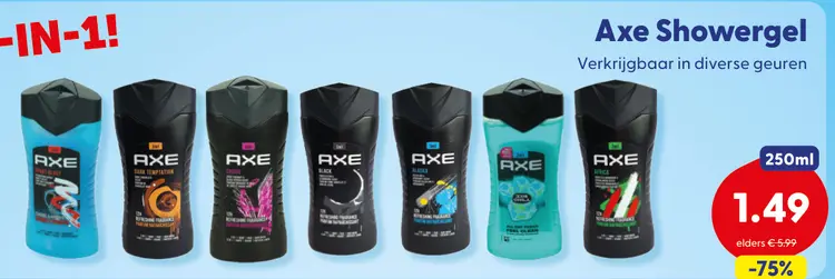 Aanbieding: Axe Showergel