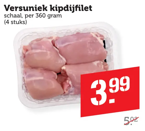Aanbieding: Versuniek kipdijfilet