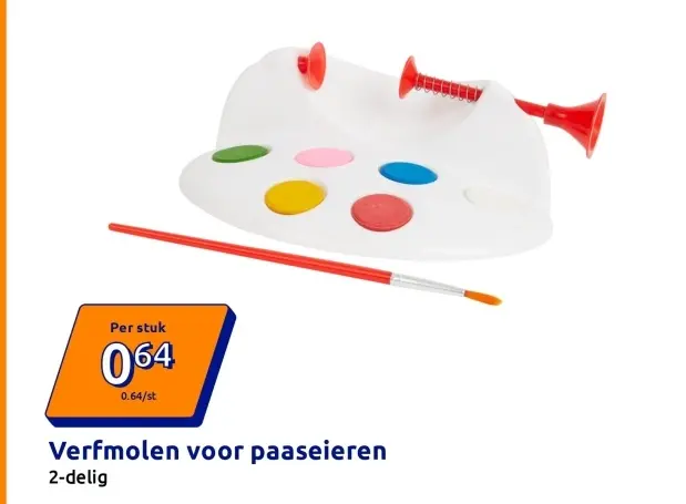 Promotie: Verfmolen voor paaseieren
