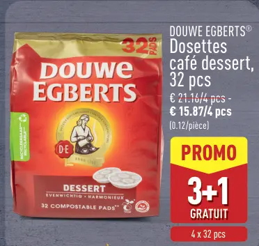 Offre: Dosettes café dessert