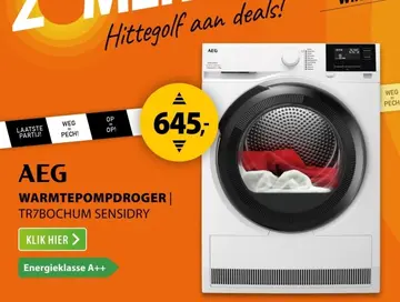 Aanbieding: Warmtepompdroger tr7bochum sensidry