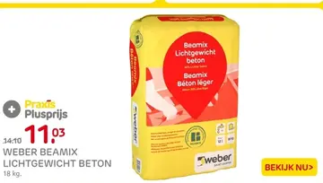Aanbieding: Weber Beamix lichtgewicht beton