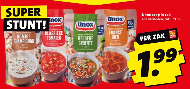 Aanbieding: Unox soep