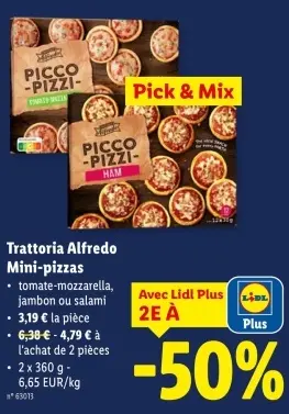 Offre: Mini-pizzas
