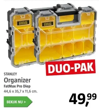 Aanbieding: Organizer FatMax Pro Diep