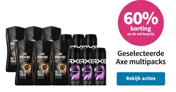 Aanbieding: Axe multipacks