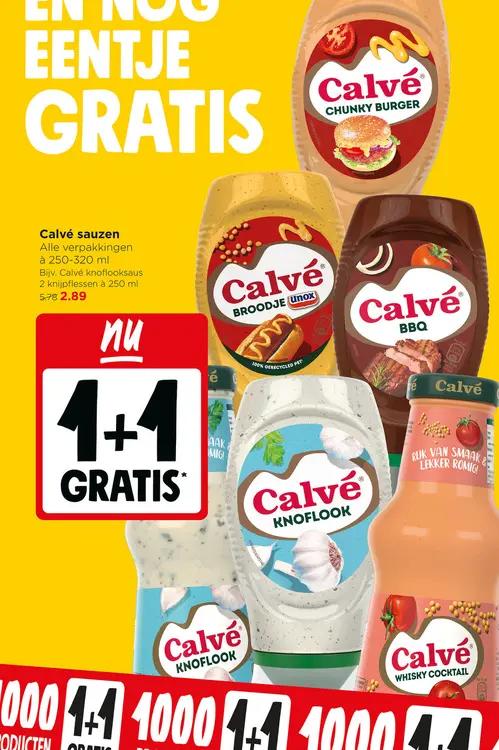 Aanbieding: Calvé sauzen