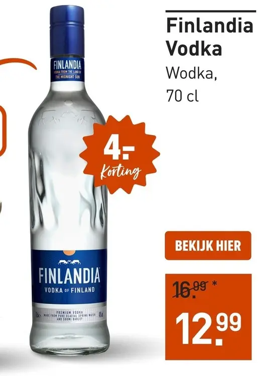 Aanbieding: Finlandia Vodka