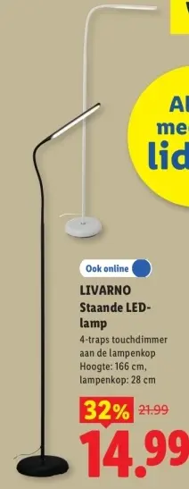 Aanbieding: Staande LED-lamp
