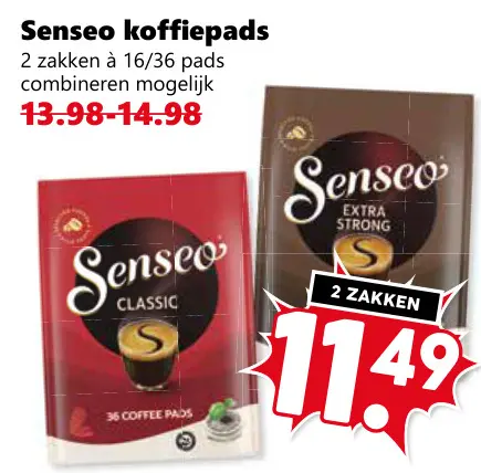 Aanbieding: koffiepads