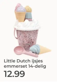 Aanbieding: Little Dutch ijsjes emmerset