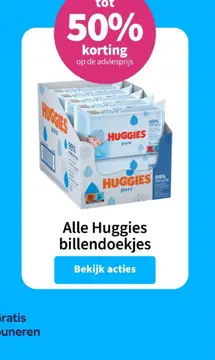 Aanbieding: Huggies billendoekjes