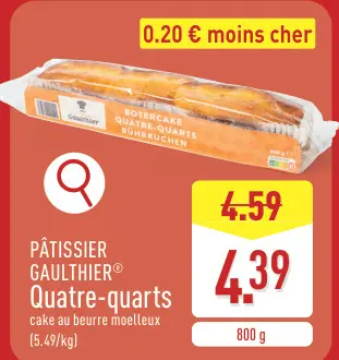 Offre: Quatre-quarts