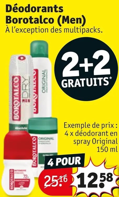 Offre: Déodorants