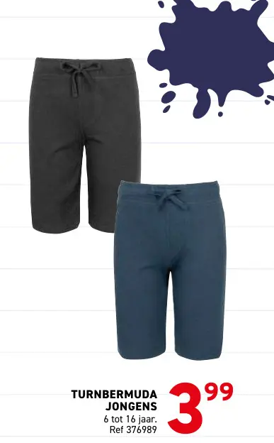 Promotie: Turnbermuda jongens