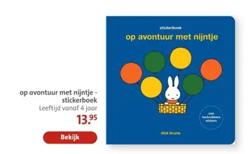 Aanbieding: op avontuur met nijntje - stickerboek