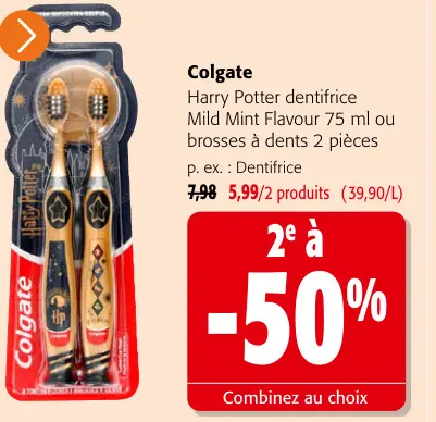 Offre: Brosses à dents Harry Potter