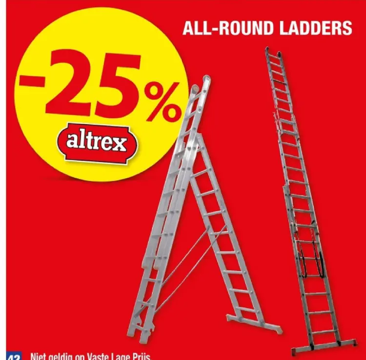 Promotie: All-round ladders