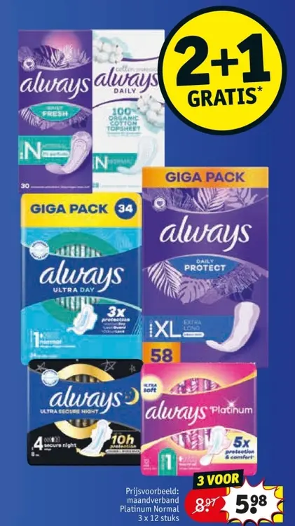 Aanbieding: Always