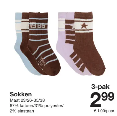 Aanbieding: Sokken