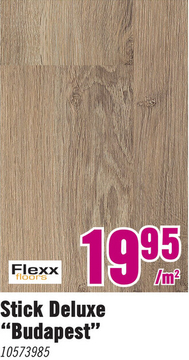 Aanbieding: FLEXXFLOORS Stick Deluxe PVC vloerdelen zelfklevend Budapest 2,1 m²