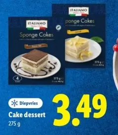Aanbieding: Cake dessert