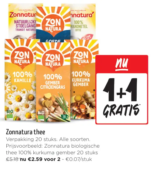 Aanbieding: Zonnatura thee
