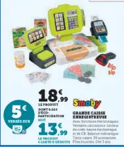 Offre: Grande caisse enregistreuse