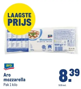Aanbieding: Aro mozzarella