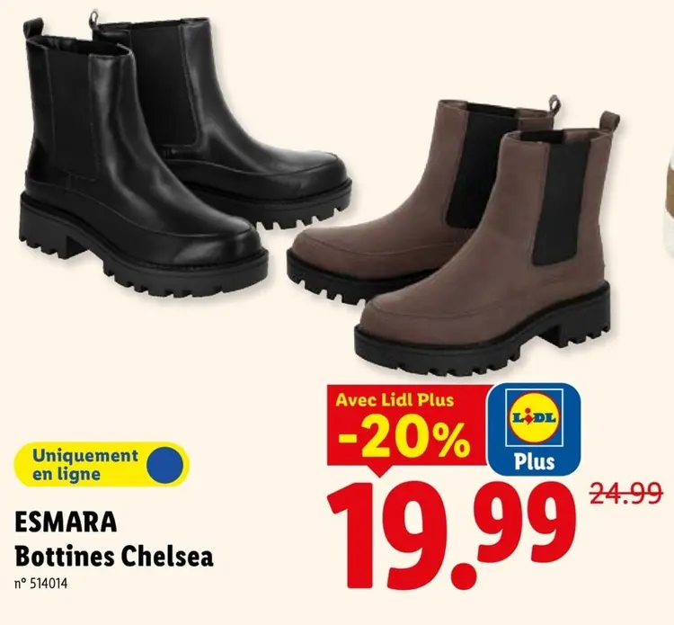 Offre: Bottines Chelsea