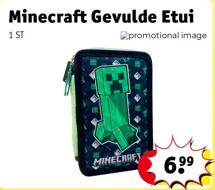 Aanbieding: Minecraft Gevulde Etui