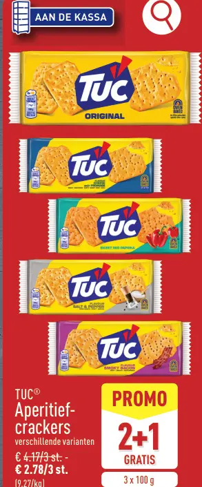 Promotie: Aperitief-crackers