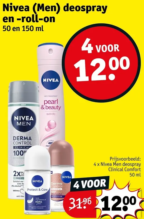Promotie: Deospray en -roll-on