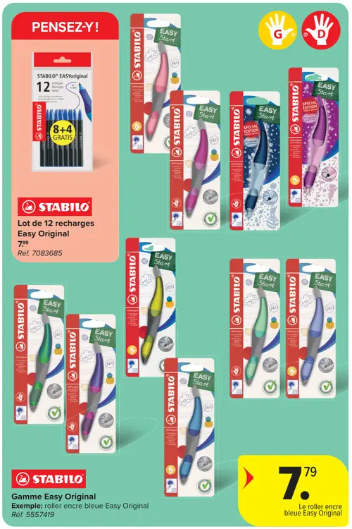 Offre: Gamme Easy Original Stabilo