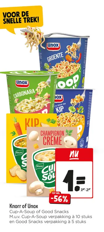 Aanbieding: Cup-A-Soup of Good Snacks