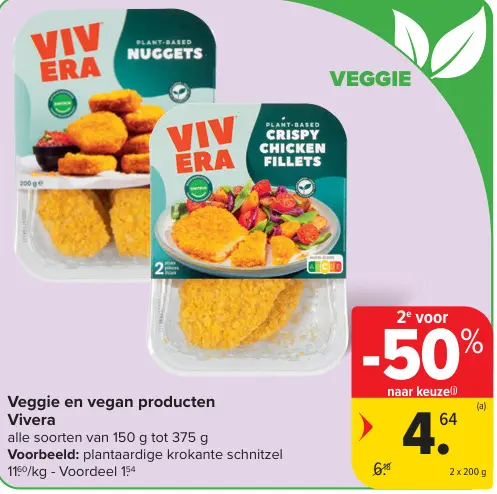 Promotie: Veggie en vegan producten